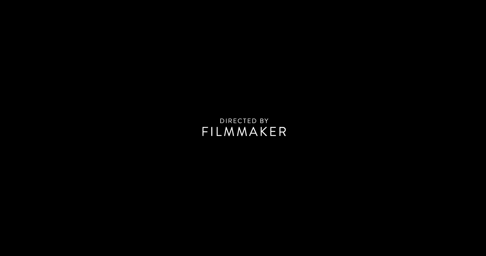Movie Credits Example